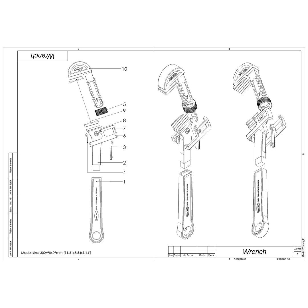 Wrench Bioshock Printable 3d Model STL CAD Bundle - Etsy