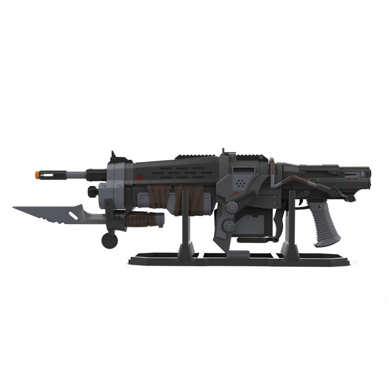 Retro Lancer Gears of War Printable 3d Model Commercial for Workshops ...