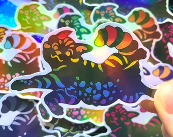 Cat Pride holografische stickers