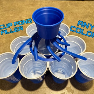 3D Printed Cup Pong Filler - Perfect for Game Nights and Parties