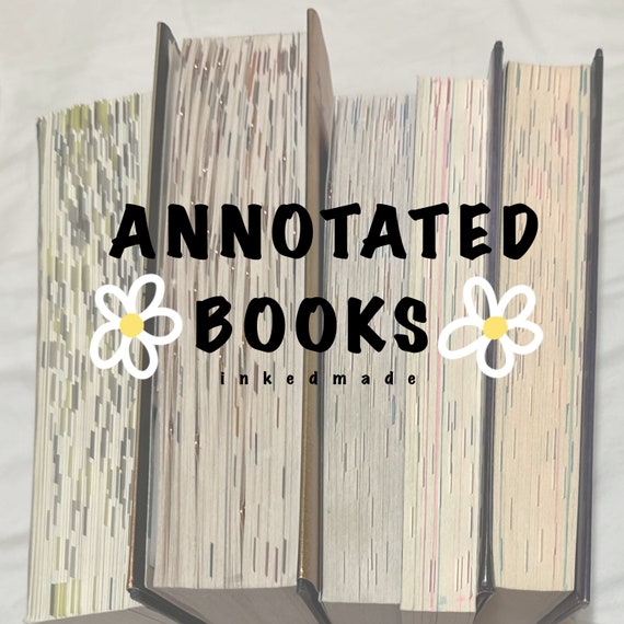 annotated books | book lover | book annotation | gifts for her | bookish gift | blind date with a book | bookworm gift | booktok