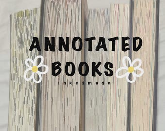 kommentierte Bücher | Buchliebhaberin | Buch Anmerkung | Geschenke für sie | Bücherwurm Geschenk | blind date mit einem Buch | Leseratte Geschenk | booktok