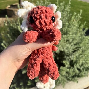 Crochet Axolotl | Amigurumi Plushie, Axolotl, Crochet Plush, Axolotl Gift, Axolotl Toy, Handmade Axolotl Plushie, Salamander