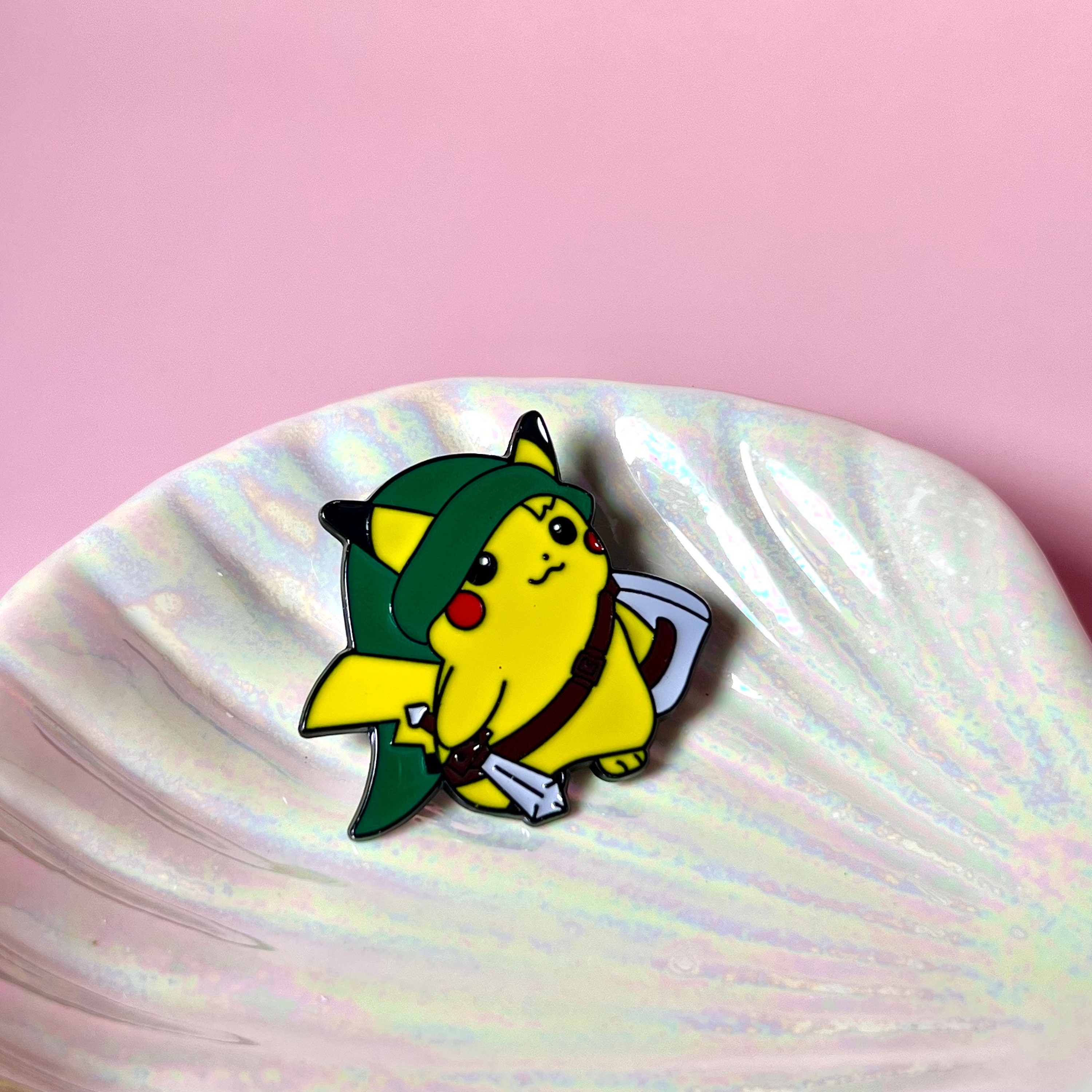 Pokemon Lover Enamel Pin, Hat Pins - Pikachu, Squirtle, Chansey ...