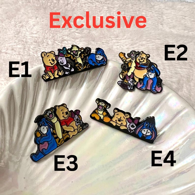 Cute Winnie the Pooh Enamel Pin, Pooh Pin Collection, Teddy Bear Lover ...
