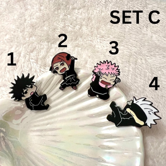 Gojo Cat Badge, Satoru Gojo Enamel Pin, Jujutsu Kaisen Pin Collection, Gojo Anime Lovers, Lapel Pin, Gift for Her, friends, Anime collection