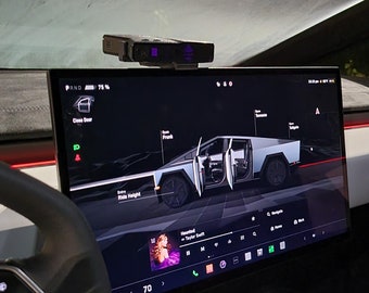 Mount for Valentine1 v2 Radar Detector Mount for Tesla CyberTruck & Model S/X (does not swivel)