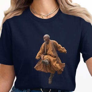 Shaolin Master T-Shirt, Kung Fu Legend Tee, Martial Arts Gift, Chinese Monk Graphic T-Shirt, Unique Design Shirt