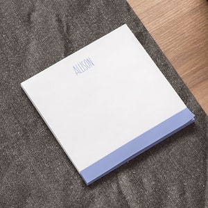 Personalized Name | Post-it® Notes by 3M | Choose Color | Custom Note Pads | Teacher & Doctor Gift Sticky Notes
