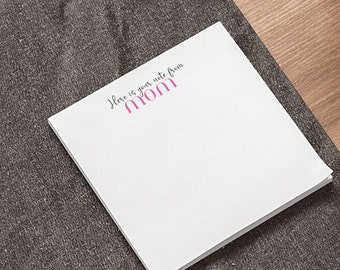 Personalized Custom Name | Post-it® Notes by 3M | Custom Note Pads | Mother’s Day Gift for Mom, Nana, Grandma, Aunt, Abuela, Yaya | Family