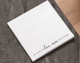 Personalized Custom Name | Post-it® Notes by 3M | Custom Note Pads | Mother’s Day Gift for Mom, Nana, Grandma, Aunt, Abuela, Yaya | Family