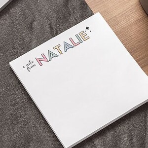 Personalized Custom Name | Post-it® Notes by 3M | Custom Note Pads | Gifts for Teacher, Doctor, Teens, Mom | Sticky Notes