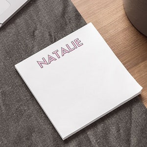 Personalized Custom Name | Post-it® Notes by 3M | Custom Note Pads | Gifts for Teacher, Doctor, Teens, Mom | Sticky Notes
