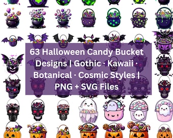 Halloween Candy Bucket Clipart – 63 PNG & SVG Designs