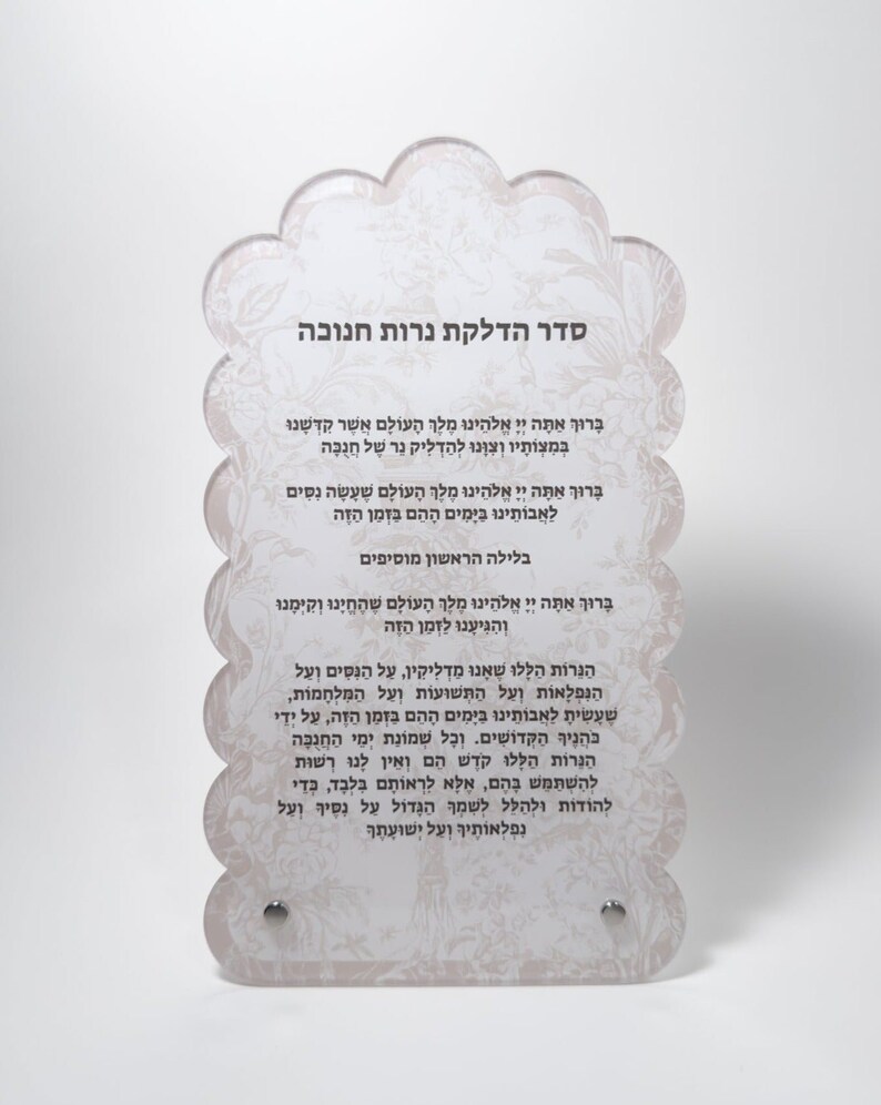 Available for Preorder Chanukah Brachos Card Etsy