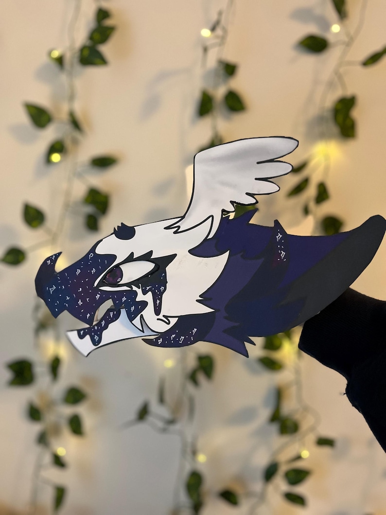 Paper Dragon Puppet Commissions - Etsy