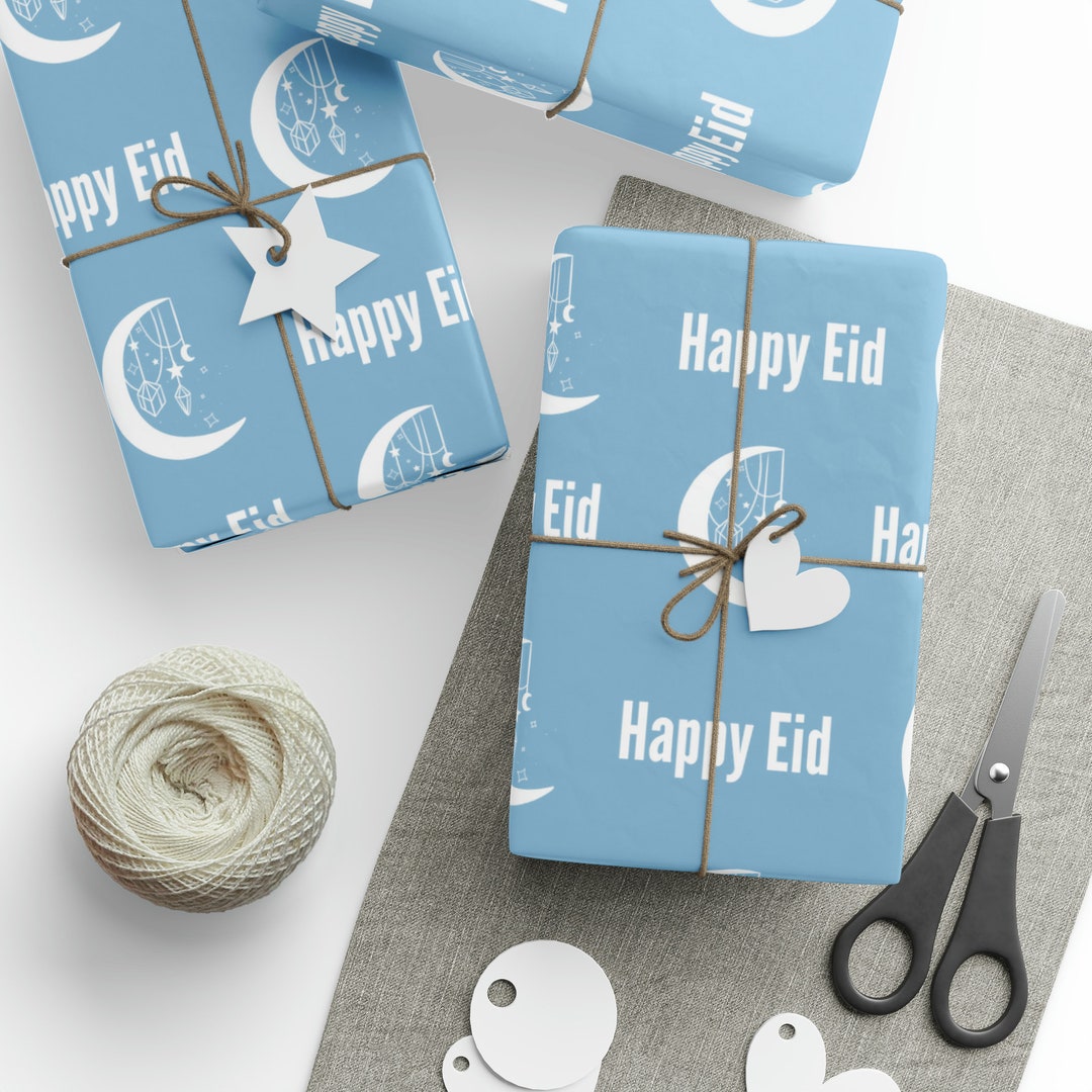 Eid Gift Wrapping. Eid Wrapping Paper. Islamic Gift Wrapping Paper