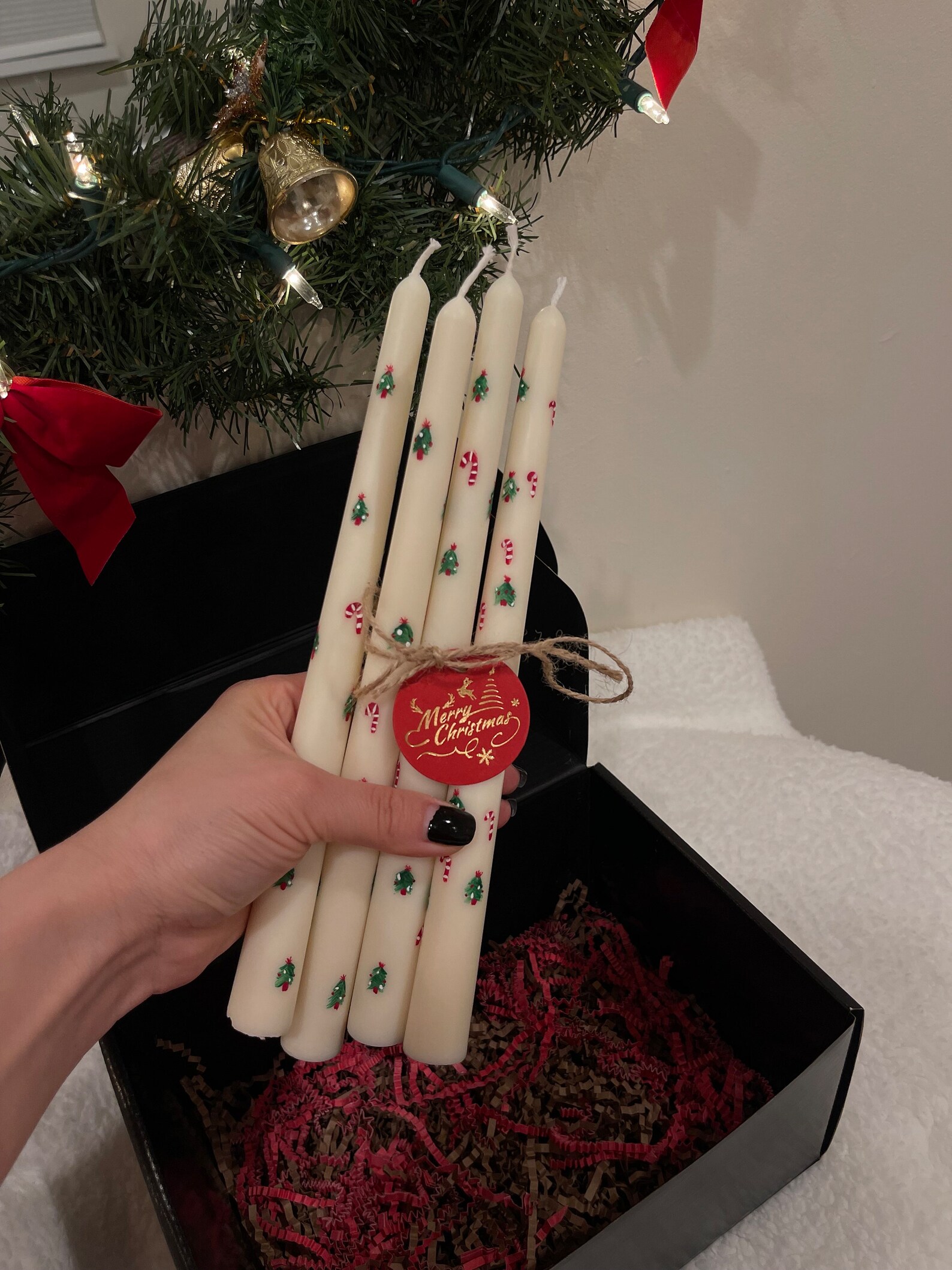 Christmas Taper Candles, Taper Candle, Taper Candles Holder, Christmas