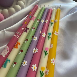 Handmade Easter Taper Candles