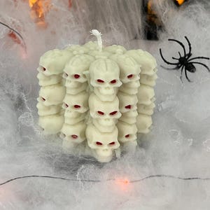 Skeleton candles, Halloween candle, Skull candle, Halloween gift, skeleton