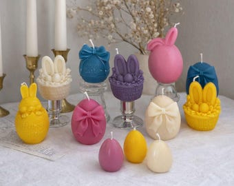 Easter Candles, Handmade Easter Eggs candle, Ester decor