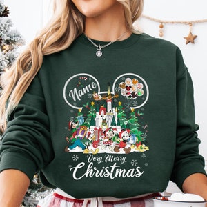 Custom Disney Christmas Shirt, Mickey&#39;s Very Merry Christmas Party Shirt, Christmas Family Shirts, Christmas Matching Shirt, Disney Trip Tee