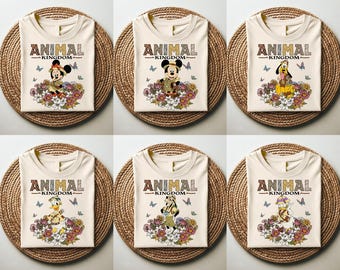 Vintage Animal Kingdom Family Shirt, Disney Animal Kingdom Shirt, Disney Safari Shirt, Mickey and Friends Shirt, Hakuna Matata Shirt