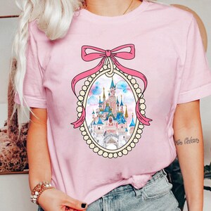 Comfort Color Disney Castle Shirt, Princess castle Sketch, Vintage Watercolor Magical Castle Tee, Disney Family Vacation, Disney Kids shirt