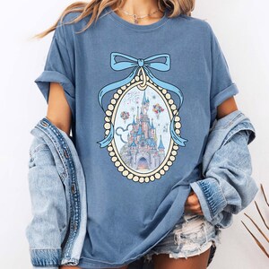 Comfort Color Disney Castle Shirt, Princess castle Sketch, magical shirt, Vintage castle shirt, Disney Family Vacation, Disney Kids shirt