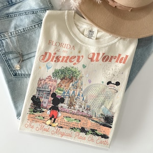 Custom Disneyworld Family Shirts, Retro Mickey And Friends Shirts, Disney Character Shirt, Walt Disneyworld Tee, Disney 2026 Trip Tee image 3