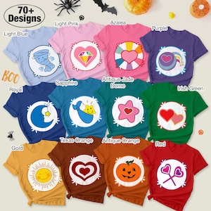 Care Bear Costume Shirt, Care bear Costume Shirts, Bears Group Matching Shirt, funshine bear shirt, Funny Matching T-Shirts idea for friends