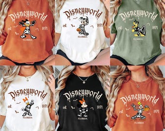 Disney Halloween Shirt with All Characters Shirt, Mickey and Friends Shirt, Mickey's Not So Scary Halloween Party, Disney Halloween Tee