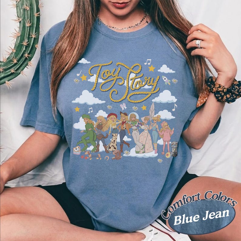 Vintage Disney Toy Story 5 Comfort Colors Shirt, Gift For Music Fan, Retro Toy Friends Shirt, Disneyland Trip 2026 Shirt, Disney Family Tees image 5