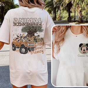 Custom Disney Animal Kingdom Safari Mode Shirt, Custom Mickey and Friends, Let's Get Wild Shirt image 6
