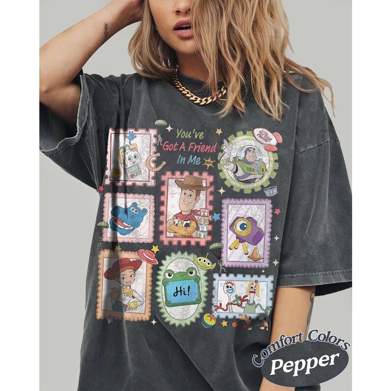 Toy Story 5 You've Got A Friend In Me Shirt, Disneyworld Toy Story Tee, Toy Story Family Matching Trip 2026 Tees, Toy Story Movie Tee DarkHeather/Pepper