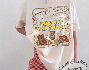 Camiseta Toy Story 5 Comfort Colors, Presente para Fã de Música, Camiseta Retrô Toy Friends, Camiseta Toy Story 5, Camiseta "Você tem um amigo em mim"
