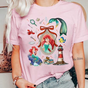 Vintage Ariel Disney Princess Shirt, The Little Mermaid Shirt, Women&#39;s Little Mermaid Ariel Shirt, Ariel Mermaid Shirt, Disney Ariel Shirt