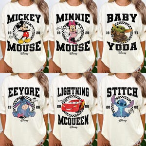 Vintage Mickey and Friends Shirt, Toy Story Tee, Disney Princess Shirt, Disney Matching Family Trip Shirt, Classic Disney Character Shirt
