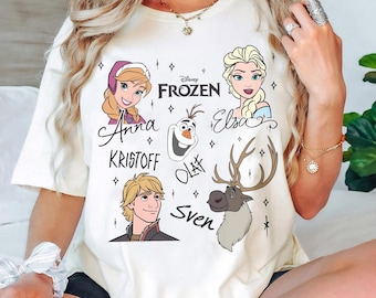 Vintage Disney Princess Elsa Signatures Shirt, Elsa Shirt, Frozen Tee, Disney Girls Trip, Frozen Fan Tee, Disney World Tee, Disneyland Tee