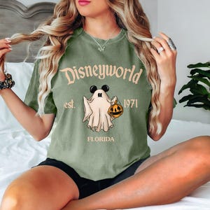 Retro Disneyworld Est 1971 Halloween Shirts, Mickey Ghost Shirt, Disney World Halloween Shirt, Mickey Halloween Shirt, Disney Halloween Tee