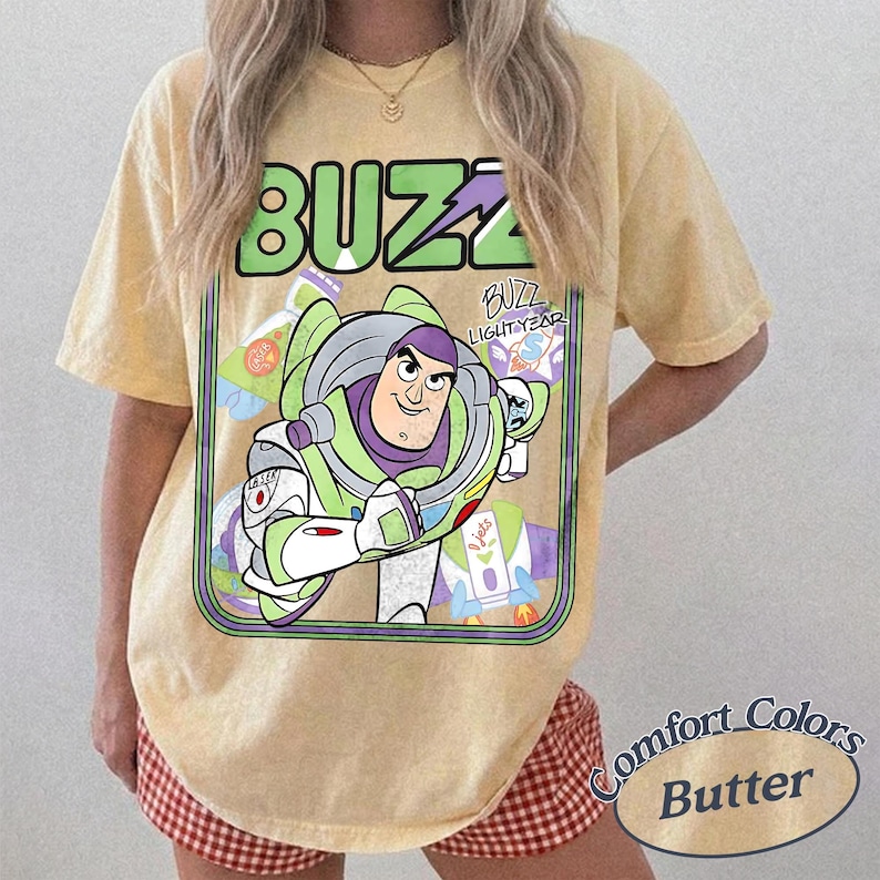 Toy Story 5 You've Got A Friend In Me Retro Shirt, Disney Buzz Woody Rex Lilypad Smarty Pants Tee image 4