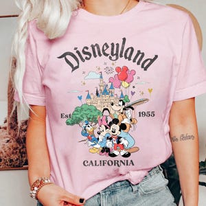 Vintage Disneyland California Shirt, Disneyland Est 1955 Shirt, Disney Vacation 2025 Shirt, Mickey And Friends Shirt, Walt Disney Shirt