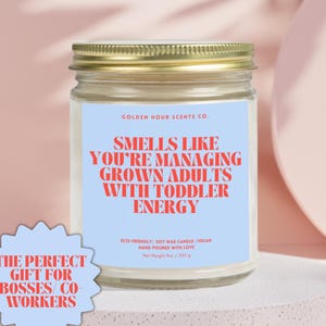 Funny Office Gifts Funny Boss Gifts Boss Appreciation Gifts Funny Office Decor Candle Boss Gifts Sarcastic Gift For Boss Day Appreciation