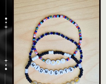 Reputation x Midnights x Eras Taylor Swift Bracelets Ready to Ship! Order Yours Today for a Bold Statement