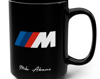 BMW M individuelle Kaffeetasse, BMW M Auto-Fan individuelle Tasse, einzigartiges Geburtstags- oder Jubiläumsgeschenk für ihn, Freund, Vater, Chef, Manager