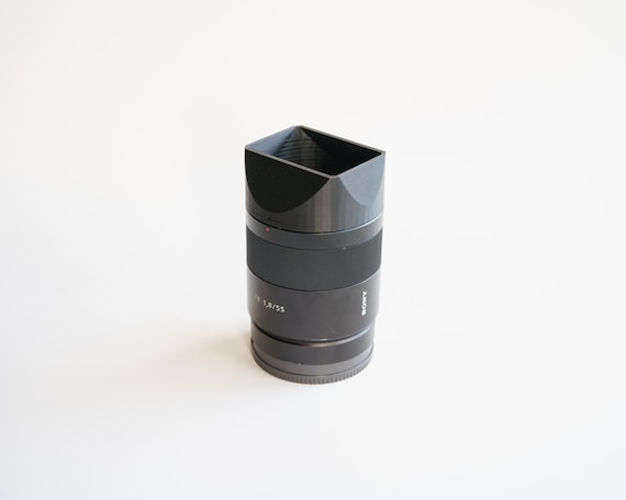 ソニー 55 mm F1.8 ZA スクエアフード、SEL55F18Z 用コンパクトで