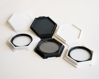 Étui à rabat compact pour filtres d'objectif d'appareil photo - Accessoire de photographie facile à utiliser et durable - Parfait pour les voyages