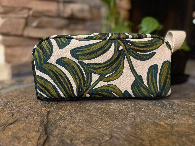 Monstera pencil case or toiletry bag image 2
