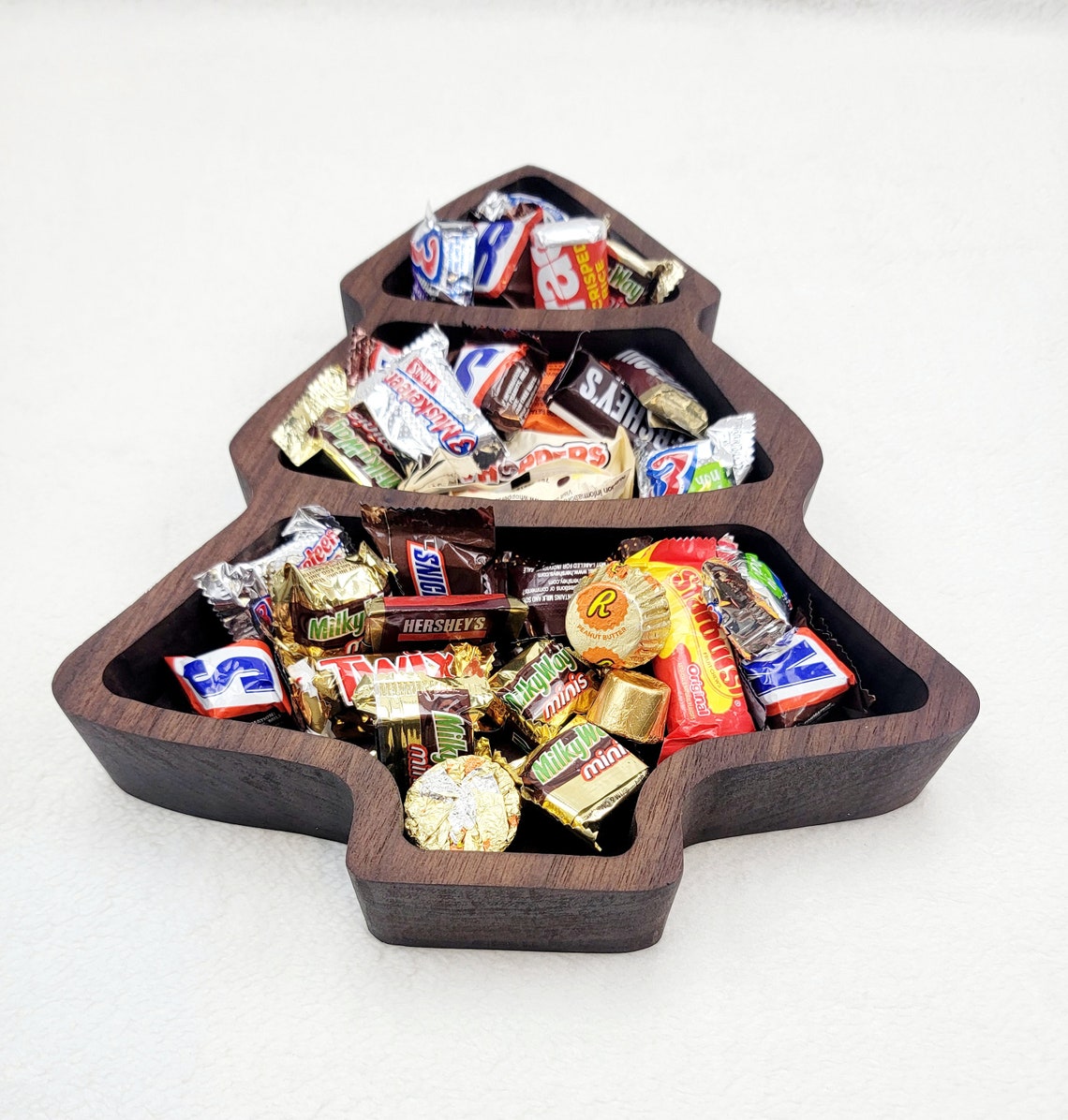 Christmas Candy Dish Holiday Decor Catchall Tray Valet Tray Etsy