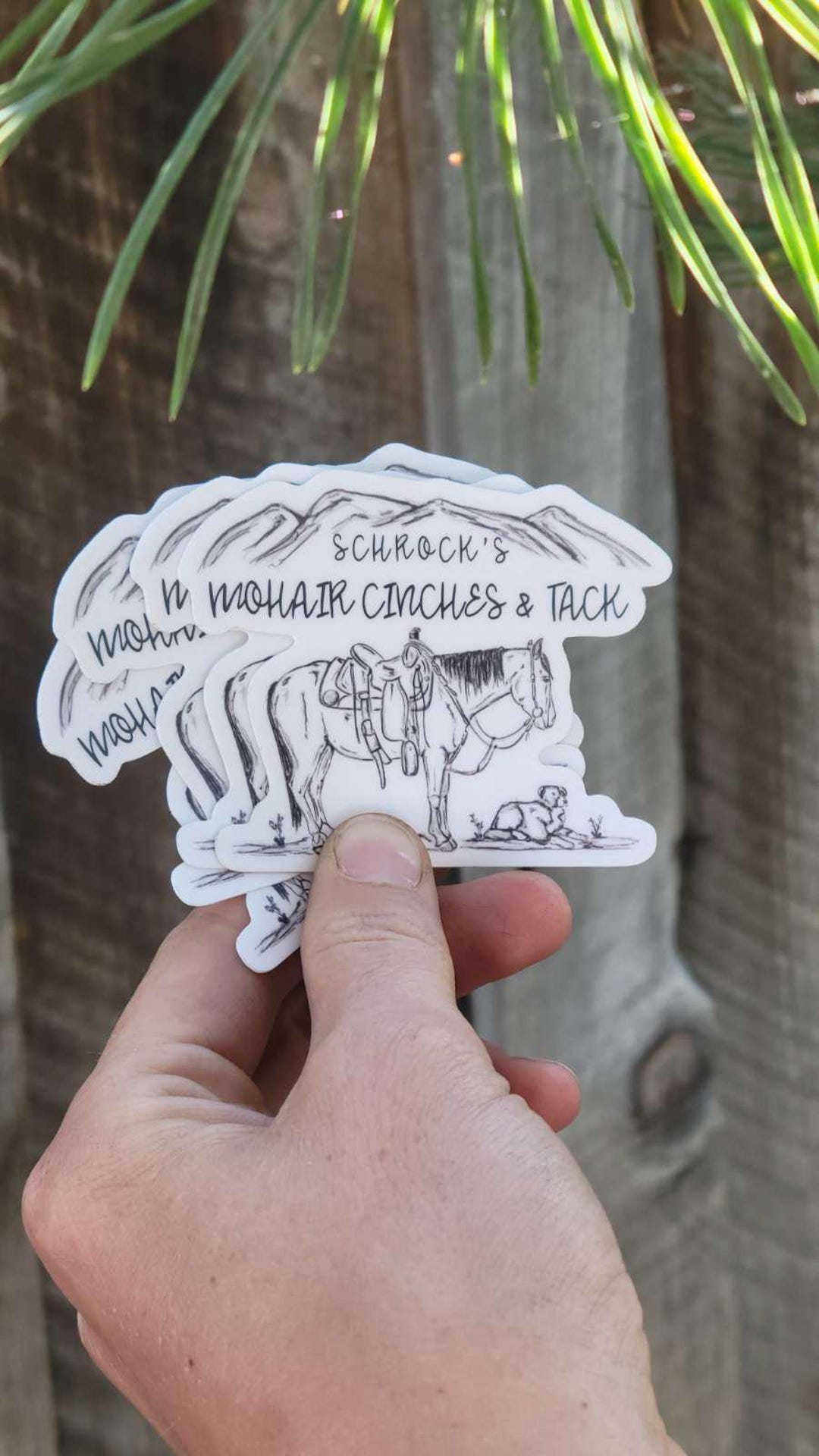 Moracks Sticker Schrock's Mohair Vinyl Sticker - Etsy